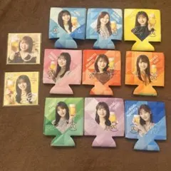 (最終処分価格)クリアアサヒ 乃木坂46 コースター等