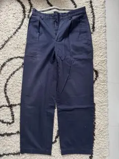 90sラルフローレンANDREWPANT2タックワイドチノパンブラック38×30 90sラルフローレンANDREWPANT2タックワイドチノパンブラック38×30