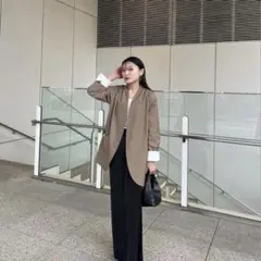 CAFUL カフル curve collar jacketのサムネイル