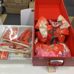 七五三 結び帯 箱迫セット 赤系