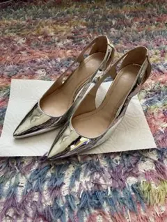 シルバー シューズ zara