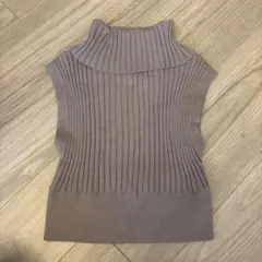Chico ハイネック ノースリーブ リブニットのサムネイル