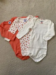 【ささみ様専用】PETIT BATEAU ベビー肌着　長袖ボディ　6m