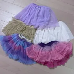 原宿　チュールスカート 4枚セットのサムネイル