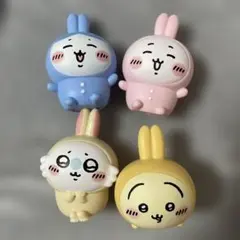 ちいかわ ソフビフィギュア4 うさぎ ハチワレ モモンガ コンプリート