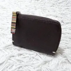 ポールスミス　L字ファスナー　小銭入れ　カードケース　レザー　ダークブラウンのサムネイル
