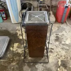 中古品】ステンレス製 アルミ スタンド灰皿 業務用 屋外内用 店舗 吸殻