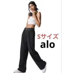 alo トラウザーパンツ　Lサイズ　ブラック alo YogaSサイズブラック Suit Up トラウザーパンツ - メルカリ