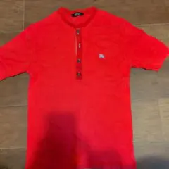 BURBERRY BLACK LABEL ヘンリーネックTシャツ サイズ2
