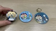 ゆ*ー様 ちいかわ ちいかわ水族館 栗まんじゅう アクキー・缶バッチ・ソフビ