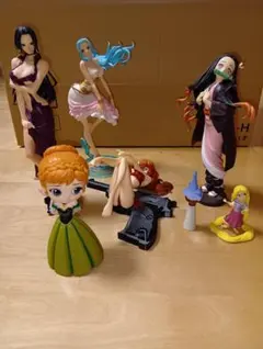 人気の女性キャラクターフィギュア6点