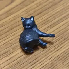 ミニチュア 黒猫 毛づくろい おもちゃ