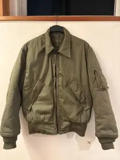 SCHOTT フライトジャケット MA-1 カーキ L USA製 短丈 - メルカリ