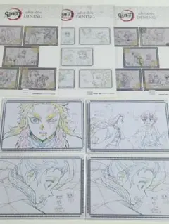 鬼滅の刃 ufotable DINING ポストカードセット ステッカーセット③
