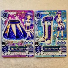 アイカツ カード 霧矢あおい 氷上スミレ PJ - メルカリ