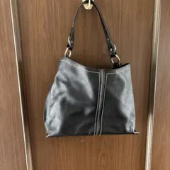 レザー ショルダーバッグ 黒