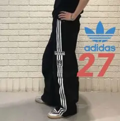 adidas アディブレイク 2-IN-1 デニムパンツ ブラック×白