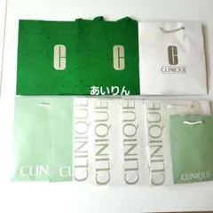 クリニーク Clinique ホリデーコレクションショッパー 紙袋10枚セット