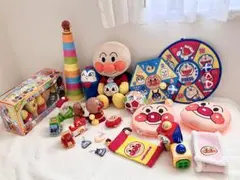 それいけ！アンパンマン 大集合！まとめ売り！ぬいぐるみ　おもちゃ　雑貨　現状品