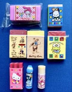 サンリオ1990年代　消しゴム8個