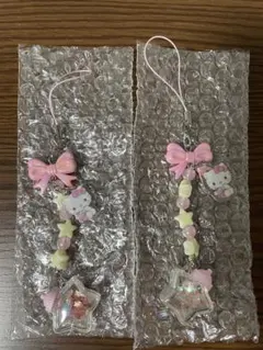 サンリオ 星屑ベイビーボトル シークレットストラップ キティ2点まとめ売り