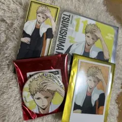 ハイキュー!! 極楽湯　月島蛍　缶バッジ　ポラショット　ステッカー　コースター