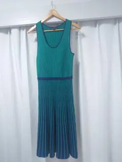 BANANA REPUBLIC ストライプ ノースリーブワンピース S