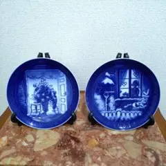 【未使用】ロイヤルコペンハーゲン　イヤープレート　2000年・2001年　2枚組のサムネイル