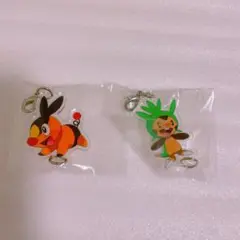 ポケモン　ポケットモンスター　ポカブ　ハリマロン　アクリルチャーム