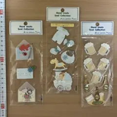 【未使用】シール　立体　ミニチュア　出産祝い　赤ちゃん　ビール　手紙