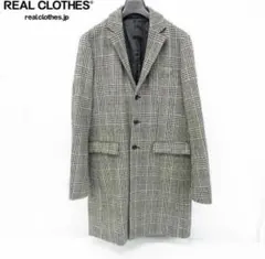グローバルワーク　チェスターコート グレー チェック柄