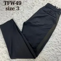 【美品】TFW49 CROTCH MESH PANTS パンツ　黒　3 ゴルフ