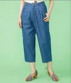 Jocomomola　Brillar 刺繍デニムパンツ　Lのサムネイル