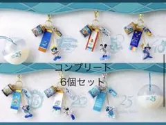 ディズニーシー 25周年 カプセルトイ キーチェーン 5個 セミ