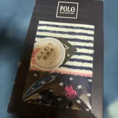 Polo ストライプタオルハンカチ