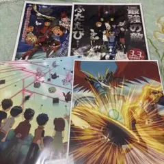 一番くじ デジモン 光と闇の衝突 D賞 クリアポスター 4種セット