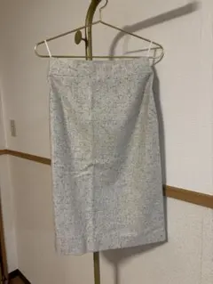 MACKINTOSH London ホワイト系タイトスカート 後ろファスナー