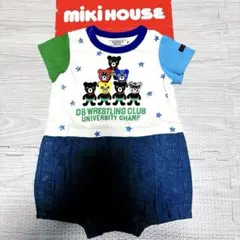 ミキハウス　DOUBLE.B ロンパース 70