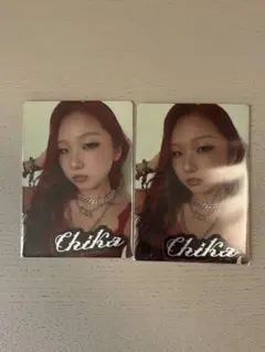 HANA Born to Bloom ランダムフォトカード　ステッカー　チカ