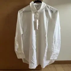 UNIQLO ユニクロ　woman コットンシャツ　長袖　タグ付き