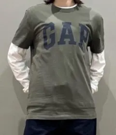 【新品未使用】ギャップ　GAP ロゴ Tシャツ ユニセックス　Lのサムネイル