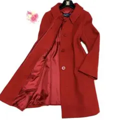 ★未使用級　マックスマーラ　ステンカラーコート❤︎比翼仕立❤︎ヴァージンウール　L