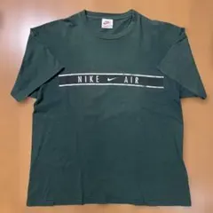 NIKE ナイキ 90s USA製 NIKE AIR ダークグリーン Tシャツ