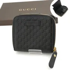 ✨Aランク✨ GUCCI ミニ財布 ソーホー インターロッキング GGロゴ 黒色