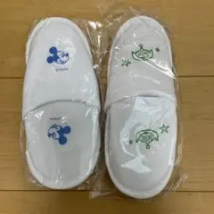 ディズニー　子ども用アメニティスリッパ2セット
