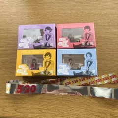 嵐を旅する展覧会　座る嵐　4体セットと銀テ一本