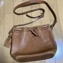 polo ralph lauren レザーショルダーバッグ