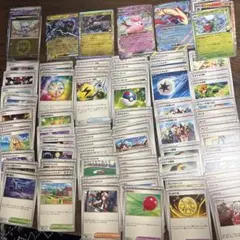 ポケモンカードまとめ売り　 ノーマルカード70枚 R 7枚 RR 4枚