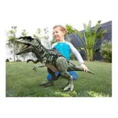【美品】マテル　ジュラシック・ワールド スーパービッグ！ギガノトサウルス