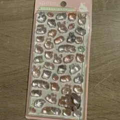 ボンボンドロップシール　モルモット＆ウサギ